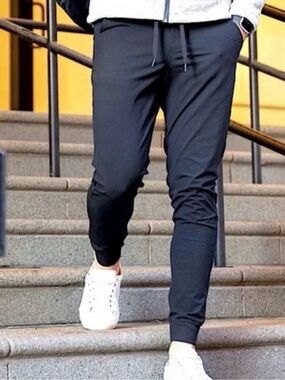 Men's Birddog Black Jogger Pants - Casual Athletic Style